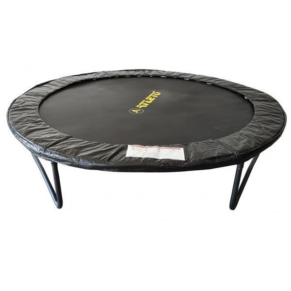 Батут з сіткою та драбинкою 252 см Atleto Black 42400582 фото