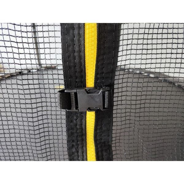Батут з сіткою та драбинкою 312 см Atleto Black 42400583 фото