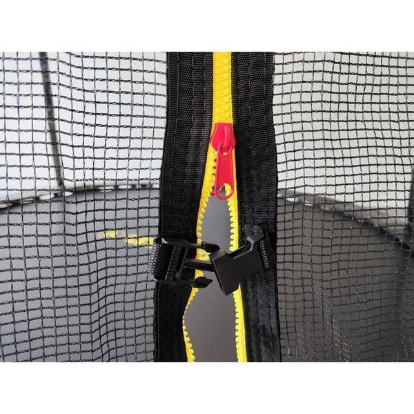 Батут з сіткою та драбинкою 312 см Atleto Black 42400583 фото