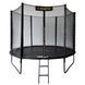 Батут з сіткою та драбинкою 312 см Atleto Black 42400583 фото 2