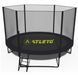 Батут з сіткою та драбинкою 312 см Atleto Black 42400583 фото 1