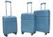 Комплект валіз 1403 колір блакитний 1403/SET/light-blue фото 1