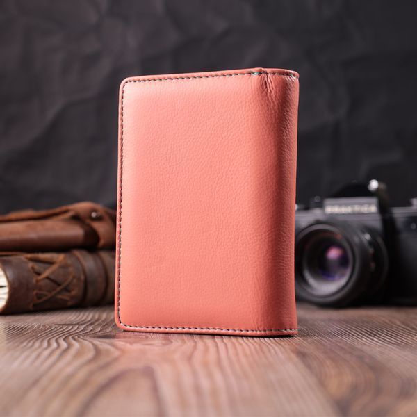 Оригінальний гаманець для жінок із натуральної шкіри ST Leather 22499 Помаранчевий 53328 фото
