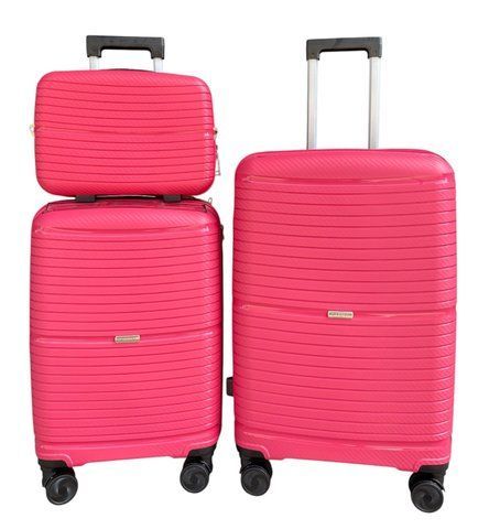 Комплект валіз Carbon 65803/3 колір малиновий 65803/M+S+VA/fuchsia фото