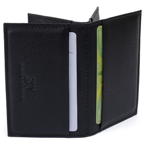 Візитниця-книжка ST Leather 19213 Чорна 50180 фото