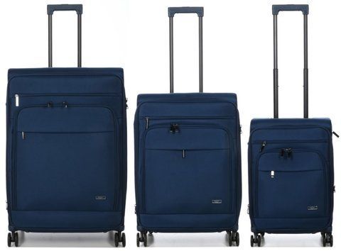 Комплект валіз Airtex 829 колір темно-синій 829/SET/navy фото
