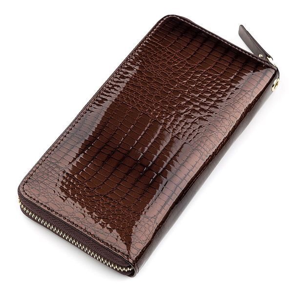 Гаманець жіночий ST Leather 18398 (S4001A) з ременем на зап'ястя Коричневий 47890 фото